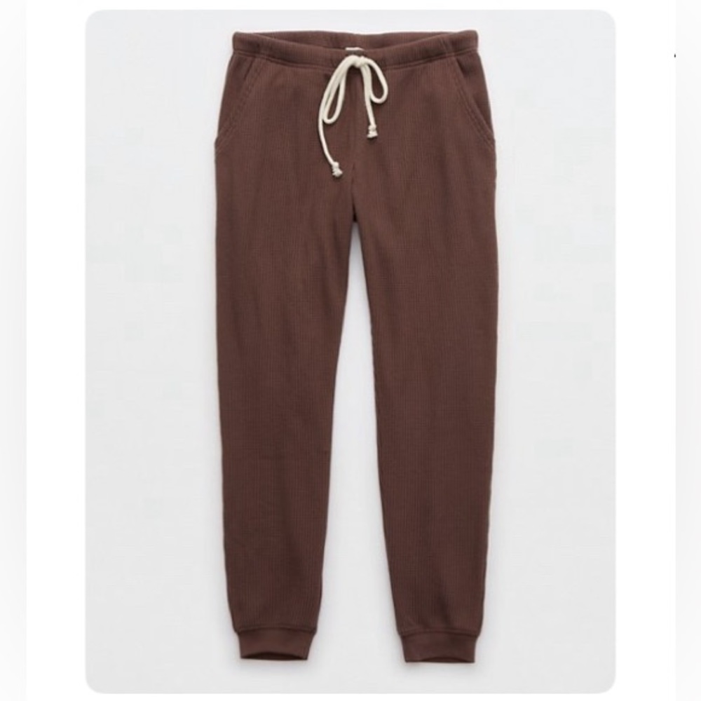 Aerie Cozy Waffle Jogger